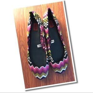 ✨NWOT MISSONI FOR TARGET KNIT FLATS